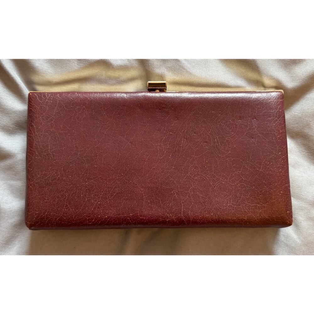 Shirl Miller Vintage Leather Clutch Purse Handbag